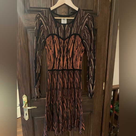 BCBG wool patterned dress - Picture 1 of 5